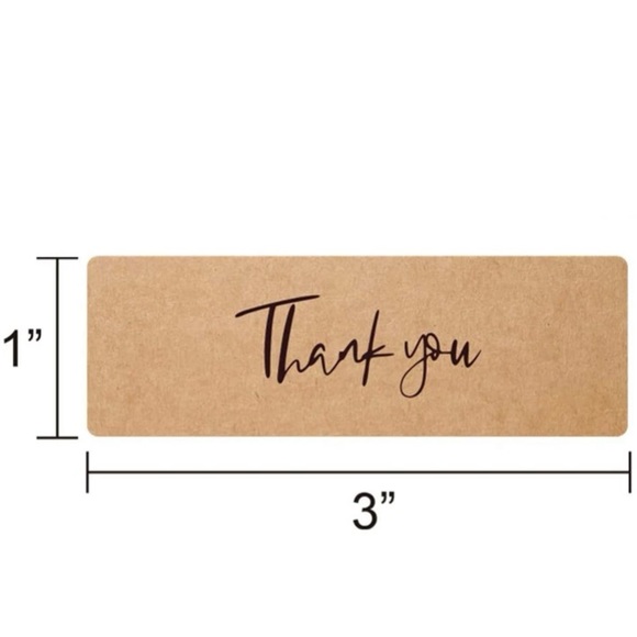 150 thank you stickers - Picture 2 of 2